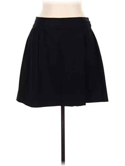 Pre-owned Jcrew Wool Skirt In Black