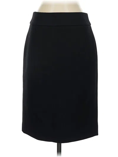 Pre-owned Jcrew Wool Skirt In Black