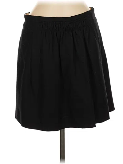 Pre-owned Jcrew Wool Skirt In Black
