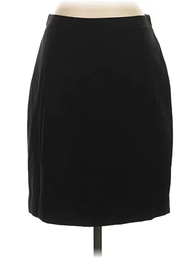 Pre-owned Jcrew Wool Skirt In Black