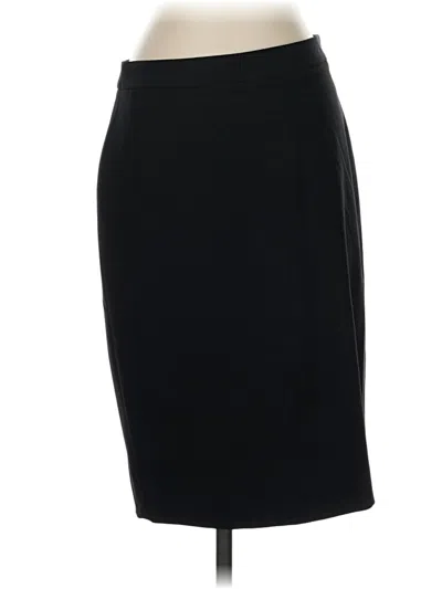 Pre-owned Jcrew Wool Skirt In Black