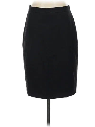 Pre-owned Jcrew Wool Skirt In Black