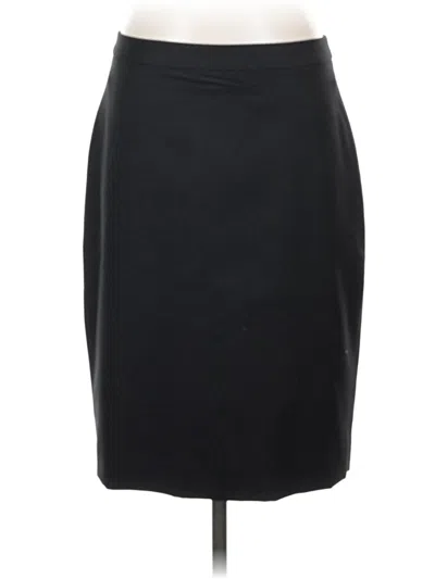 Pre-owned Jcrew Wool Skirt In Black