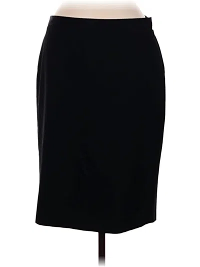 Pre-owned Jcrew Wool Skirt In Black