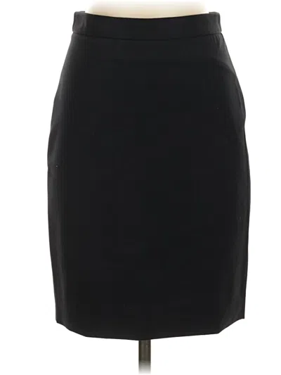 Pre-owned Jcrew Wool Skirt In Black