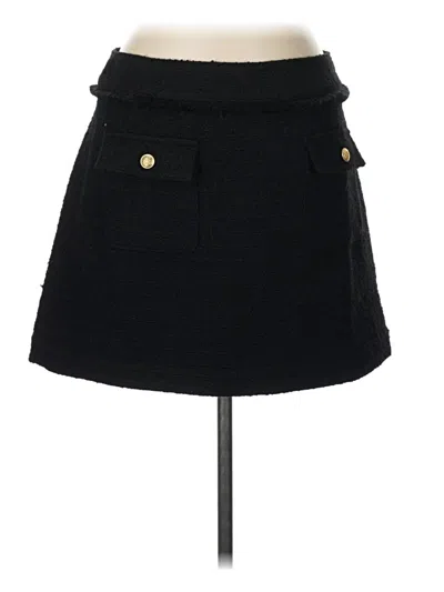 Pre-owned Jcrew Wool Skirt In Black