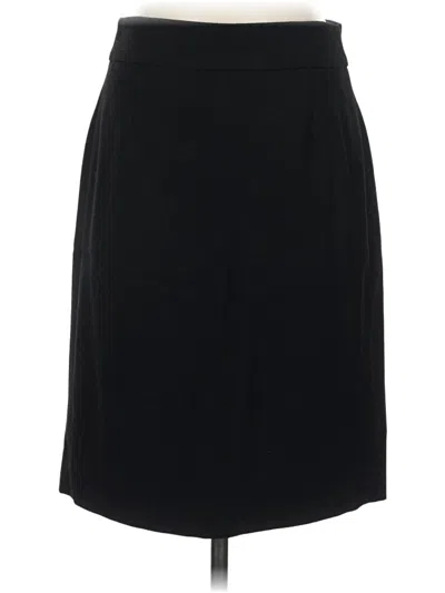 Pre-owned Jcrew Wool Skirt In Black