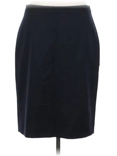 Pre-owned Jcrew Wool Skirt In Black