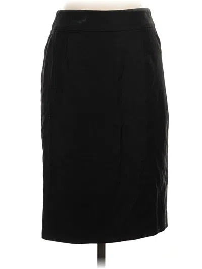 Pre-owned Jcrew Wool Skirt In Black