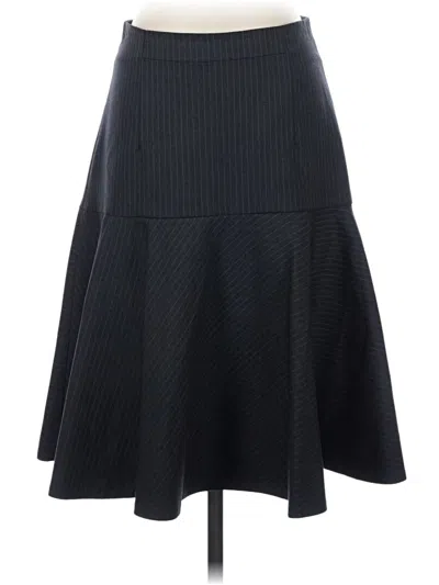 Pre-owned Jcrew Wool Skirt In Black