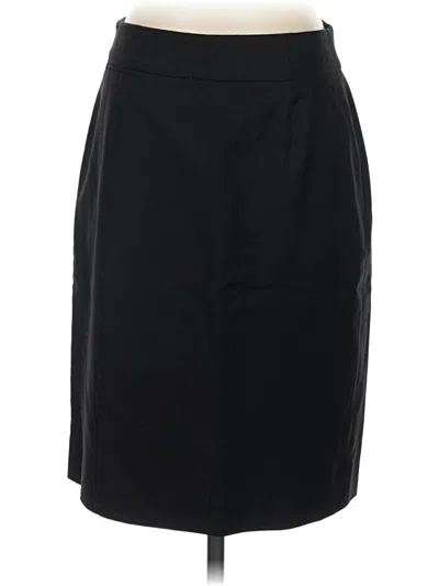 Pre-owned Jcrew Wool Skirt In Black