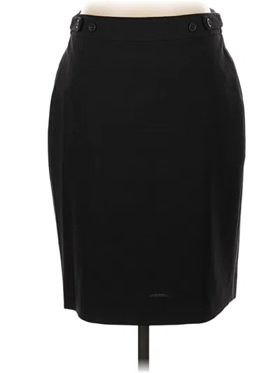 Pre-owned Jcrew Wool Skirt In Black