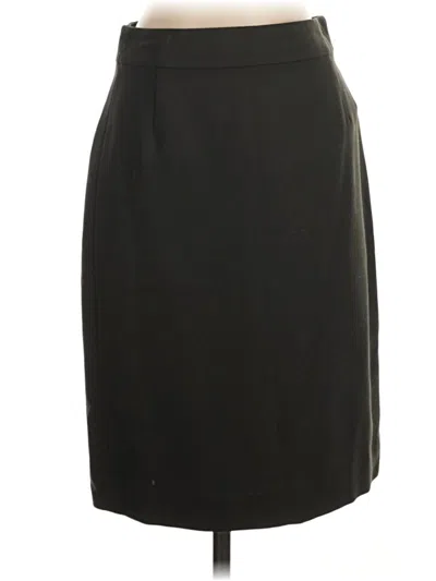 Pre-owned Jcrew Wool Skirt In Black