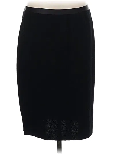 Pre-owned Jcrew Wool Skirt In Black