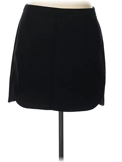 Pre-owned Jcrew Wool Skirt In Black