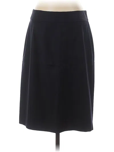 Pre-owned Jcrew Wool Skirt In Blue