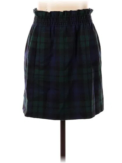 Pre-owned Jcrew Wool Skirt In Blue