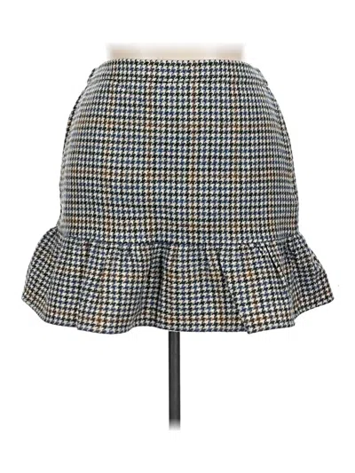 Pre-owned Jcrew Wool Skirt In Blue