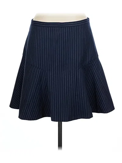 Jcrew Wool Skirt In Blue
