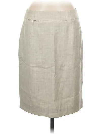 Pre-owned Jcrew Wool Skirt In Brown