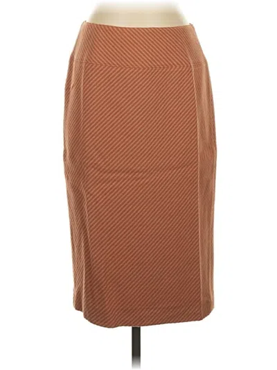 Pre-owned Jcrew Wool Skirt In Brown