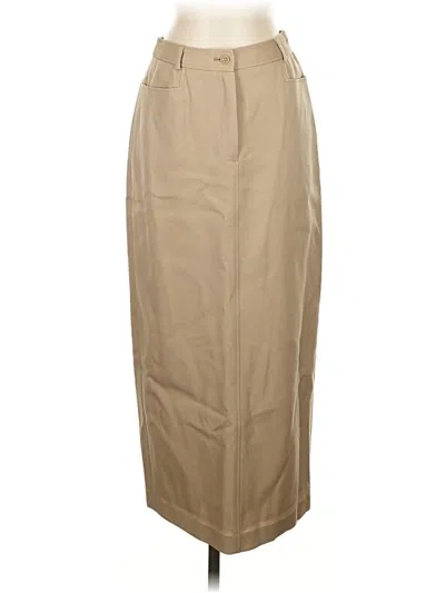 Pre-owned Jcrew Wool Skirt In Brown