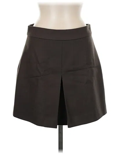 Pre-owned Jcrew Wool Skirt In Brown