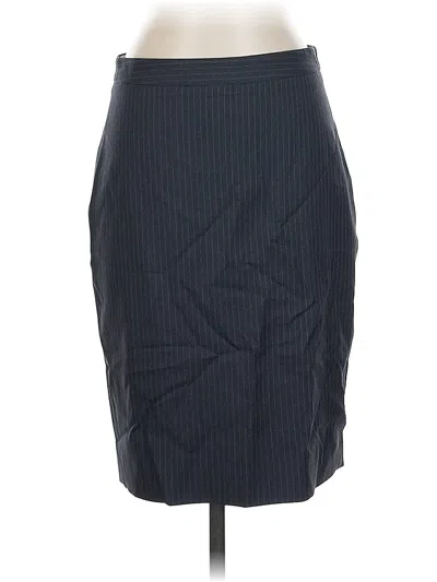 Pre-owned Jcrew Wool Skirt In Gray