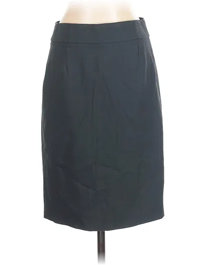 Pre-owned Jcrew Wool Skirt In Gray