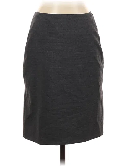 Pre-owned Jcrew Wool Skirt In Gray