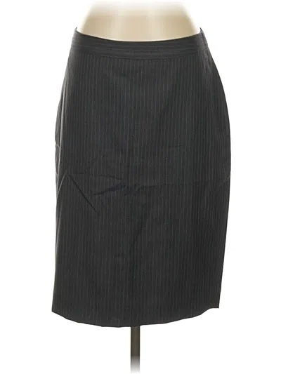 Pre-owned Jcrew Wool Skirt In Gray