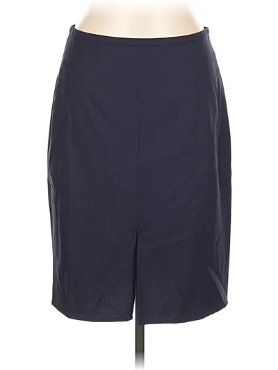 Pre-owned Jcrew Wool Skirt In Gray