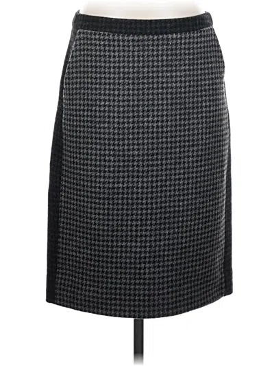 Pre-owned Jcrew Wool Skirt In Gray