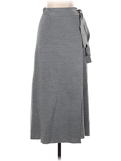 Jcrew Wool Skirt In Gray
