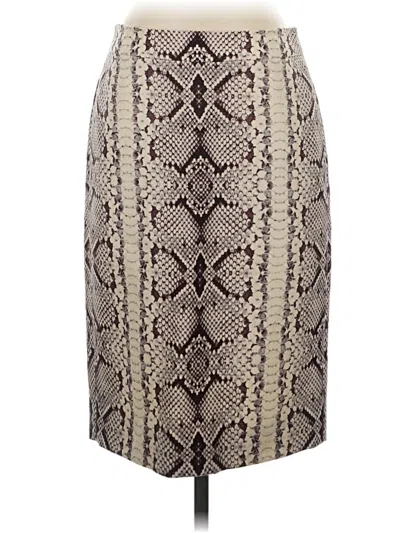 Pre-owned Jcrew Wool Skirt In Gray