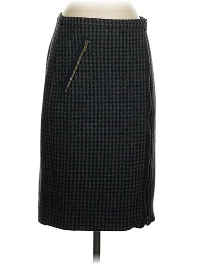 Pre-owned Jcrew Wool Skirt In Gray