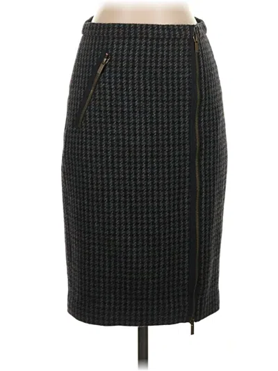Pre-owned Jcrew Wool Skirt In Gray