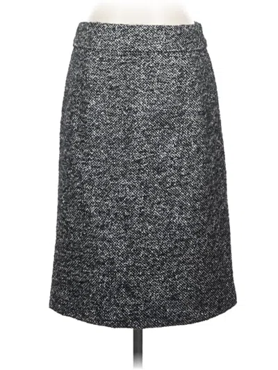 Pre-owned Jcrew Wool Skirt In Gray