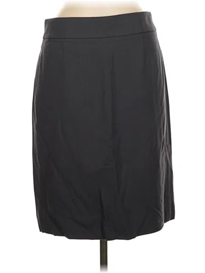 Pre-owned Jcrew Wool Skirt In Gray