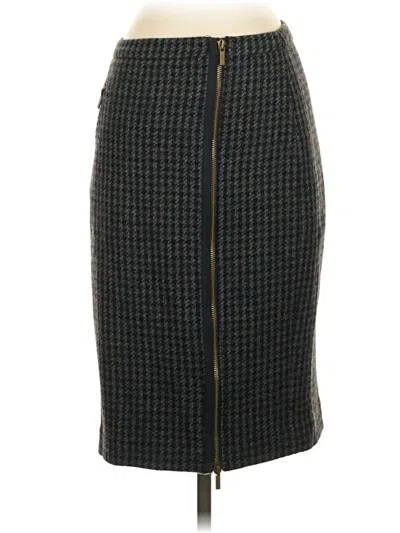 Pre-owned Jcrew Wool Skirt In Gray