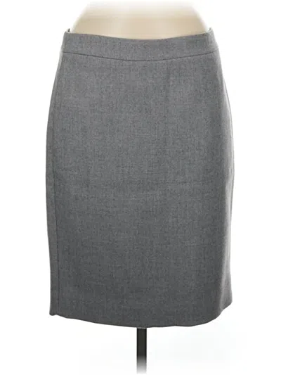 Jcrew Wool Skirt In Gray