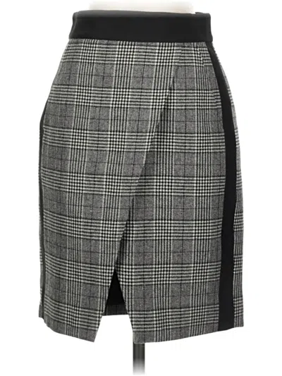 Pre-owned Jcrew Wool Skirt In Gray