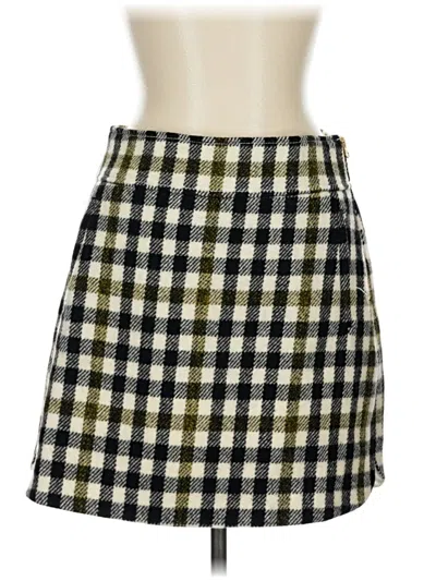 Pre-owned Jcrew Wool Skirt In Green