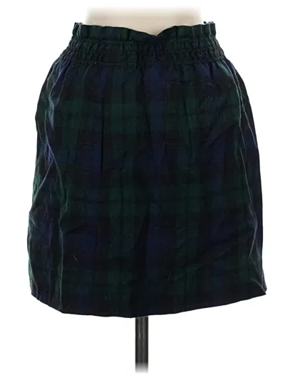 Pre-owned Jcrew Wool Skirt In Green