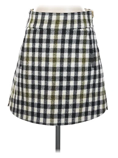 Pre-owned Jcrew Wool Skirt In Green