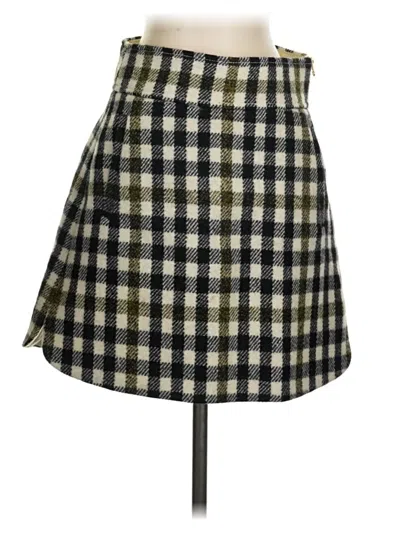 Pre-owned Jcrew Wool Skirt In Green