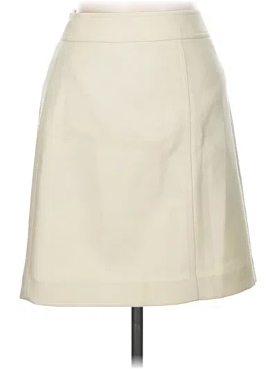 Pre-owned Jcrew Wool Skirt In Ivory