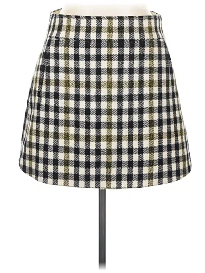 Pre-owned Jcrew Wool Skirt In Ivory
