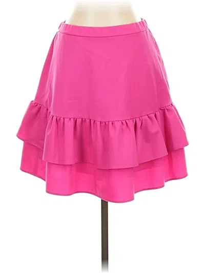 Pre-owned Jcrew Wool Skirt In Pink