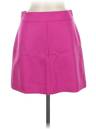 Pre-owned Jcrew Wool Skirt In Pink